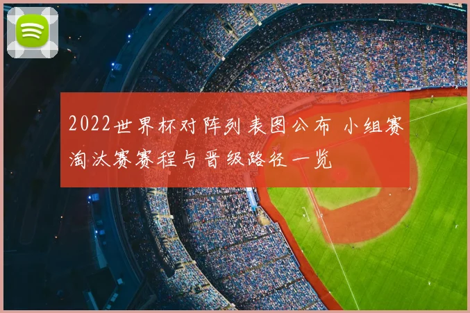 2022世界杯对阵列表图公布 小组赛淘汰赛赛程与晋级路径一览