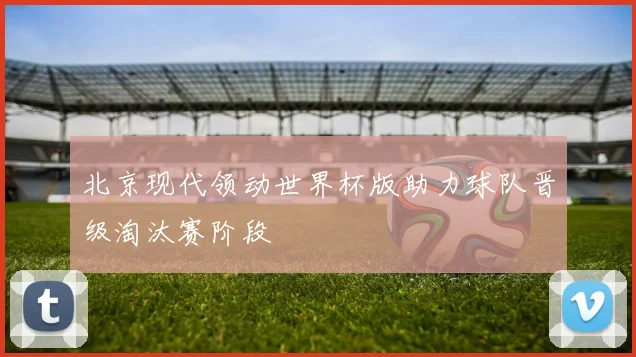 北京现代领动世界杯版助力球队晋级淘汰赛阶段
